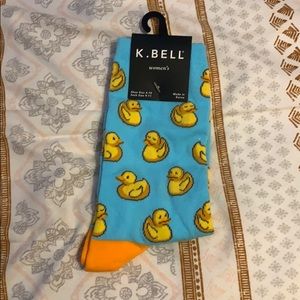 K Bell women’s socks rubber duck